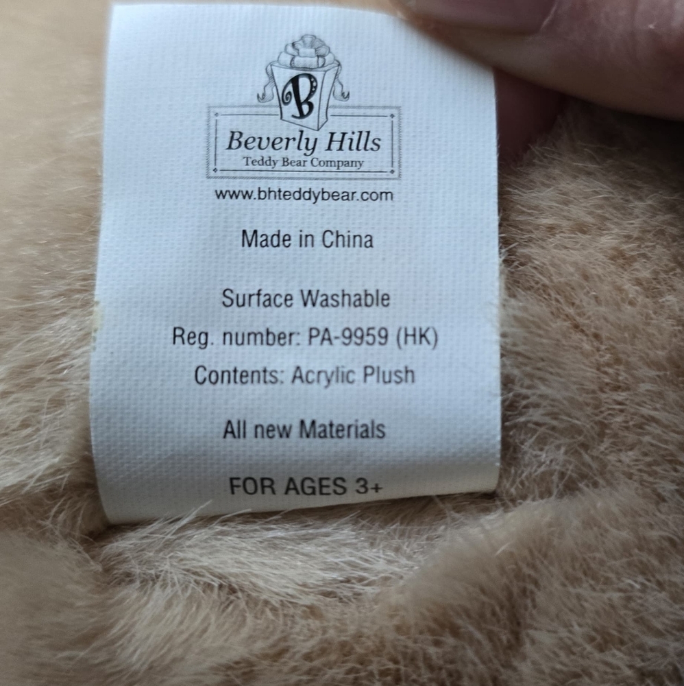 Beverly Hills Paddington Bear Plush Blue Coat, Suitcase and Tag 18" Tall 2022 - Picture 7 of 11